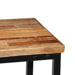 vidaXL Table console Teck recyclé massif 90 x 30 x 76 cm