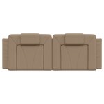 vidaXL Coussin de tête de lit cappuccino 140 cm similicuir