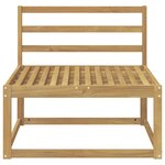 vidaXL Sofa de milieu extérieur Blanc 79 x 83 x 73 cm