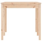 vidaXL Table de jardin 159 5x82 5x76 cm bois massif de pin