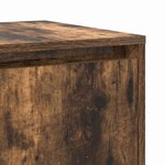 vidaXL Buffet en Chêne Fumé Chêne Fumé Bois 135 x 41 x 75 cm Rangement