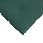 vidaXL Coussin de Dos Vert foncé 120 x 50 cm Tissu en velours côtelé
