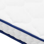 vidaXL Matelas en mousse à mémoire de forme blanc 80x160x17 cm doux