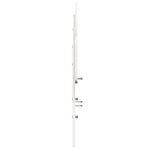 vidaXL Tête de lit blanc 200 cm bois massif de pin