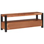 vidaXL Meuble de rangement multimédia Marron Bois d'acacia massif