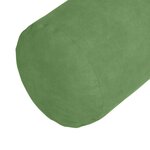 vidaXL Coussins d'accent 2 Pièces Vert clair Ø 15 x 40 cm
