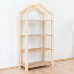 Etagère cabane TALLY bois verni