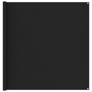 vidaXL Tapis de tente 250x200 cm Noir