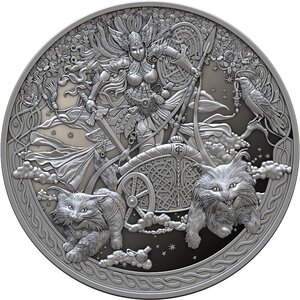 Pièce de monnaie en Argent 2000 Francs g 62.2 (2 oz) Millésime 2026 FREYJA