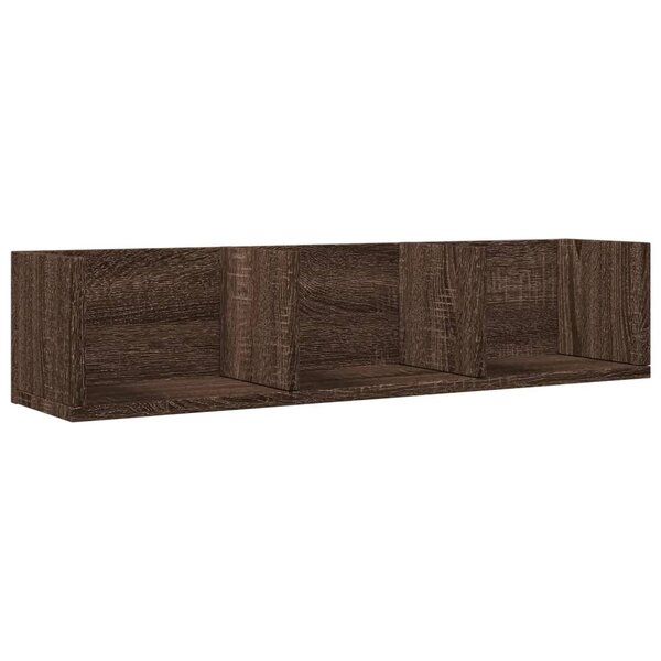 vidaXL Armoire murale chêne marron 75x18x16 5 cm bois d'ingénierie