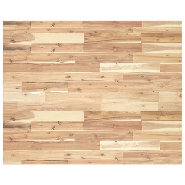 vidaXL Dessus de bureau non traité 100x80x2 cm bois d'acacia massif