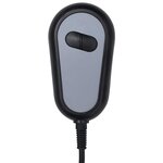 vidaXL Fauteuil de massage électrique Gris Similicuir