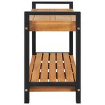 Banc banquette 120 cm bois de teck solide 02_0010931