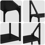 vidaXL Étagère Murale Chêne noir 60 x 21 x 51 cm Bois d'ingénierie