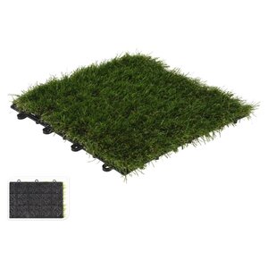 ProGarden Kit de carreaux de gazon artificiel 6 Pièces