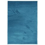 vidaXL Tapis OVIEDO à poils courts turquoise 140x200 cm