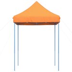 vidaXL Tente de fête 200 x 200 x 306 cm Orange Tissu Oxford