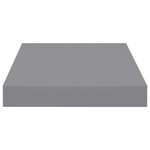 vidaXL Étagère flottante murale gris 23x23 5x3 8 cm MDF