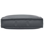 vidaXL Coussin Anthracite 60 x 60 x 12 cm Tissu Oxford