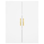 vidaXL Armoires murales 2 Pièces blanc 69 5x34x90 cm