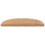 vidaXL Tapis d'escalier auto-adhésifs 15 pc 80 x 24 5 x 3 5 cm Beige