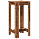 vidaXL Table de bar vieux bois 51x50x103 5 cm bois d'ingénierie