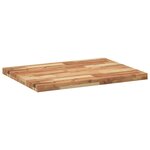 vidaXL Dessus de bureau fini à l'huile 80x60x4cm bois d'acacia massif