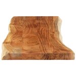 vidaXL Dessus de table 110x40x3 8 cm rectangulaire bois massif acacia