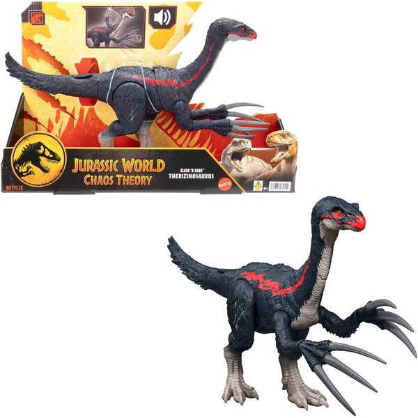 Mattel JCG17 - Jurassic World - Thérizinosaure avec attaque sonore