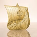 Pièce de monnaie en Argent 1 Dollar g 31.1 (1 oz) Millésime 2026 Sail with the Vikings HARALD HÅRFAGRE (PRÉCOMMANDE)