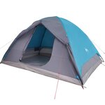 vidaXL Tente de camping à dôme 6 personnes bleu imperméable