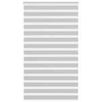 vidaXL Store zèbre gris clair largeur du tissu 120 9 cm polyester