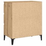 vidaXL Buffet chêne artisanal 60x35x70 cm bois d'ingénierie