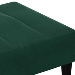 vidaXL Repose-pied vert foncé 77x55x31 cm velours