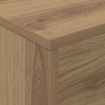 vidaXL Étagère à magazines Chêne artisanal 70 x 41 x 156 cm