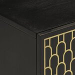 vidaXL Meuble TV 105x33x46 cm Bois massif de manguier