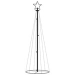 vidaXL Arbre de Noël cône 108 LED Colorées 70x180 cm