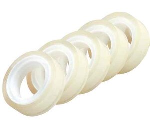 paquet de 5 rubans adhésif transparent, 33 m x 12 mm HERLITZ