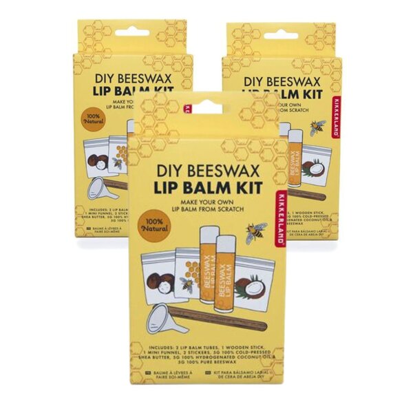 3 coffrets DIY baume à lèvres