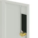 vidaXL Classeur gris clair 90x40x40 cm acier