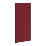 vidaXL Store plissé rouge bordeaux 95x200 cm largeur du tissu 94 4 cm