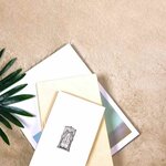 vidaXL Tapis en Fourrure Synthétique de Lapin Beige Ø 120 cm Polyester