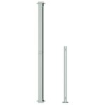 vidaXL Auvent latéral rétractable de patio 220x300 cm Gris