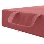 vidaXL Canapé-lit pliable 75 x 67 x 45 cm Rose