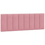vidaXL Cadre de lit sans matelas Hanko rose 120x200 cm velours