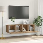 vidaXL Ensemble de meubles TV Chêne Artisan MDF Moyen Meuble TV