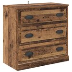 vidaXL Buffet Bois Ancien 70 x 35 5 x 67 5 cm Bois d'ingénierie