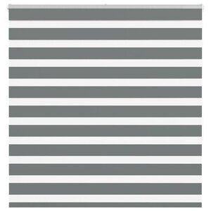 vidaXL Store zèbre gris foncé largeur du tissu 145 9 cm polyester