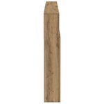 vidaXL Armoire de tête de lit chêne artisanal 160x19x103 5 cm