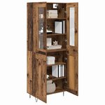 vidaXL Haut Armoire Bois Ancien 69 5 x 34 x 90 cm Bois d'ingénierie